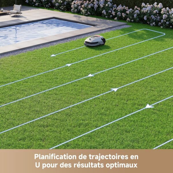 DREAME A1 Pro Robot Tondeuse sans Fil Périphérique, 3D-LiDAR OmniSense, Recommandé 2000 m², Contrôle Via App, Gestion intuitive des Zones, Évitement Intelligent des Obstacles – Image 2