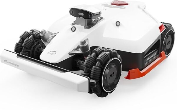 Mammotion LUBA 2 AWD 5000X Sans Fil Périphérique NetRTK+Vison Pentes à 80% Cartographie Automatique Jusqu’à 5000m² à 6000m² avec Abri Module 4G et Station RTK