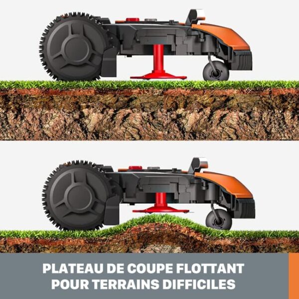 Robot tondeuse connecté WORX LANDROID PLUS - Jusqu'à 700m² – Image 3