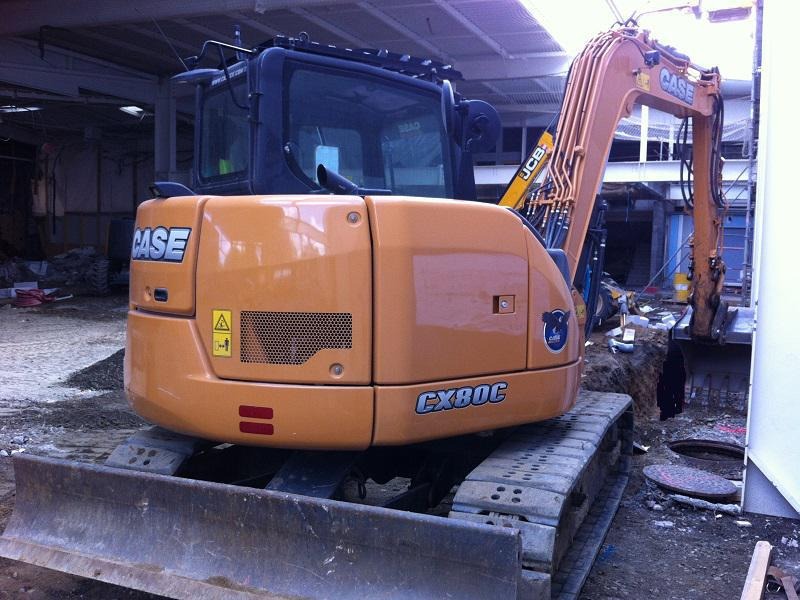 Case CX80C, mini-pelle d’occasion prête à l’emploi – Image 6