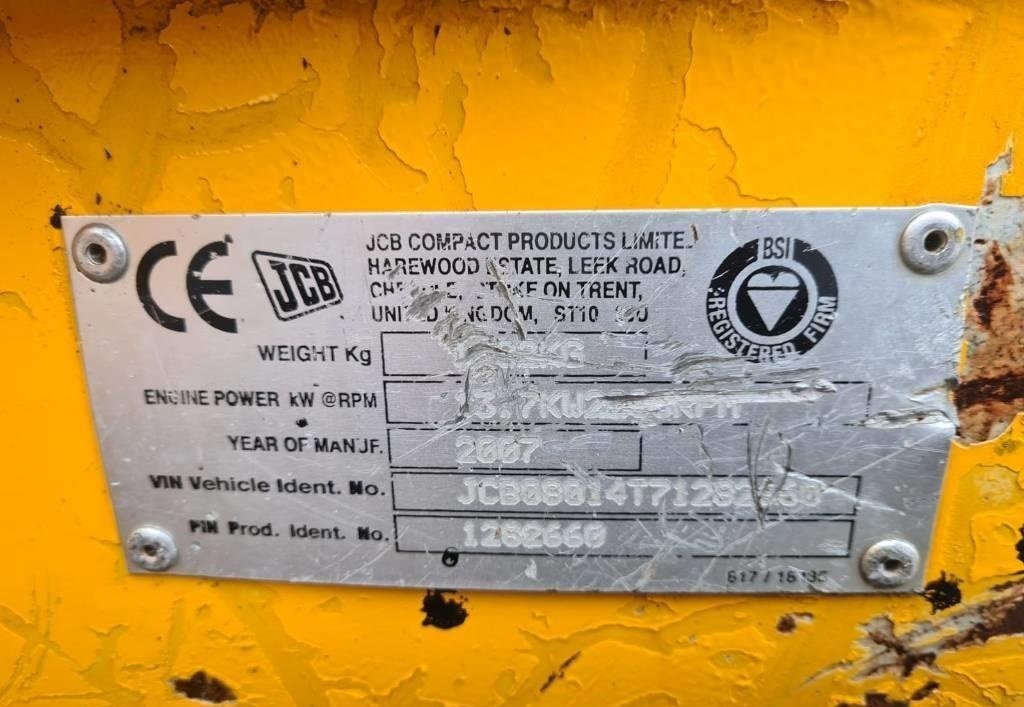 JCB 8014 (2007) – Mini Pelle 1,4T – 2 704 h – Image 3