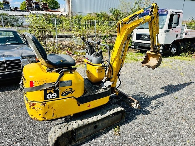 Komatsu PC09-1 (2008) – Mini Pelle 0,8T – 1 500 h – Image 2