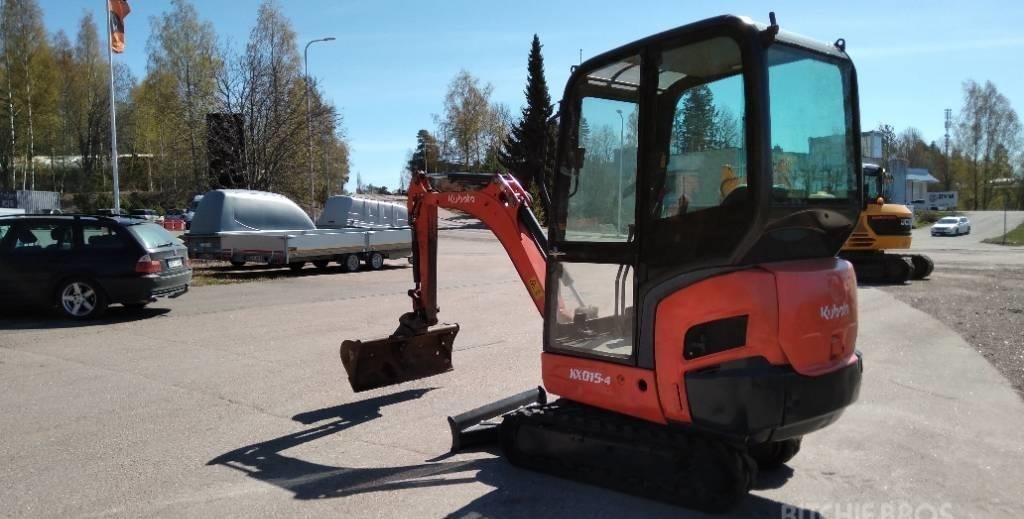 Kubota KX015-4 (2015) – Mini-pelle d’occasion 1,5T, révisée, livrée avec 3 godets – 3 880 h – Image 12