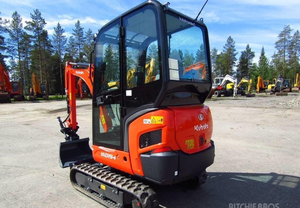 Kubota KX019-4 (2022) – Mini-pelle 1,9T – 10 h – État Neuf – 3 godets – Prête à l’emploi – Image 3