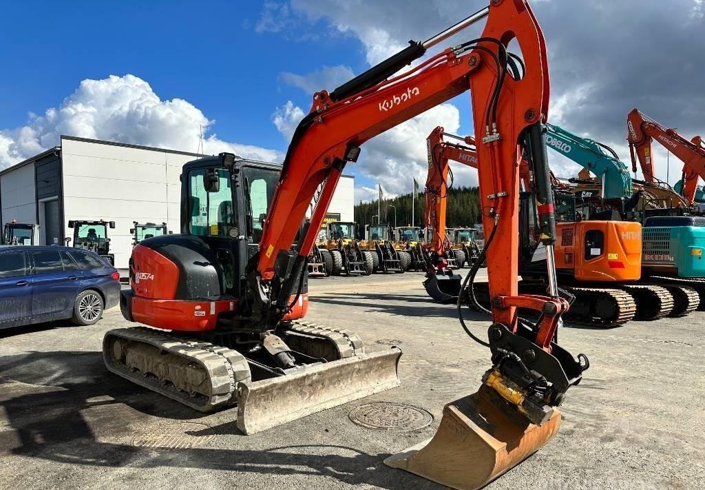 Kubota KX057-4 (2018) – Mini-pelle 5,6T – 5 600 h – Révisée – 3 godets inclus – Image 10