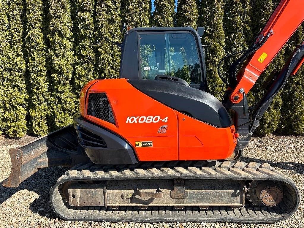 Kubota KX080-4 avec ENGCON – Mini-pelle 8,27 tonnes – Livrée avec 3 godets – Image 4