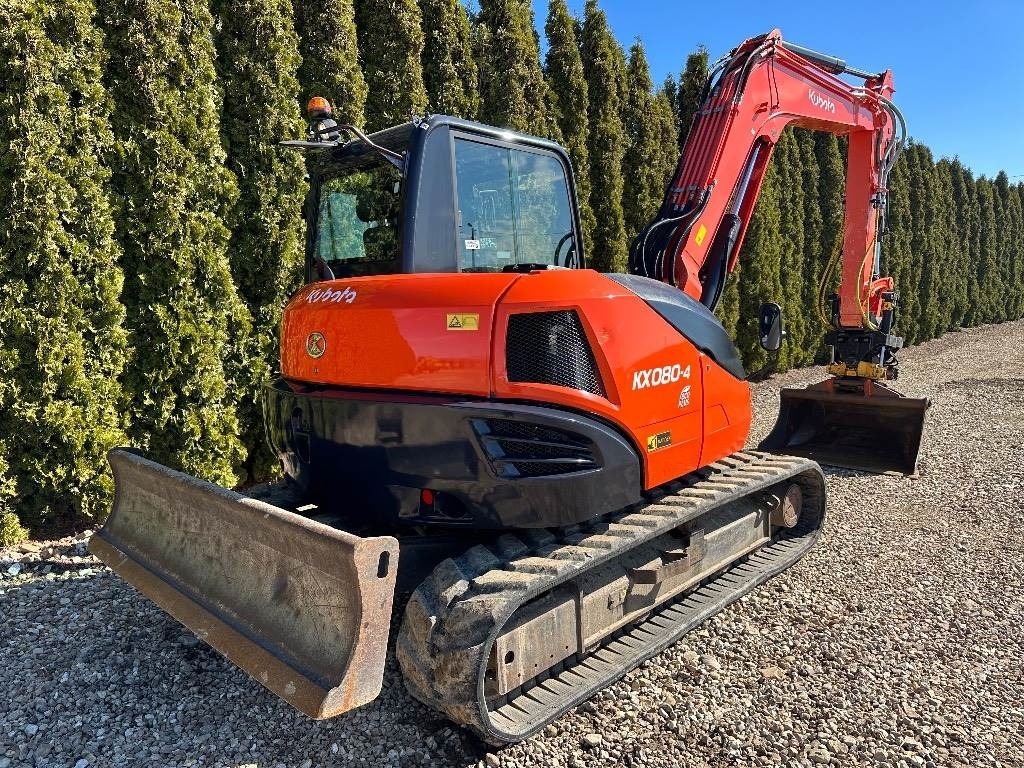 Kubota KX080-4 avec ENGCON – Mini-pelle 8,27 tonnes – Livrée avec 3 godets – Image 3