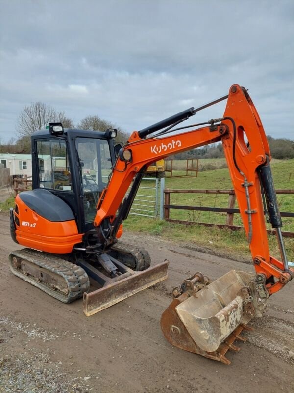 Kubota KX71-3 (2012) – Mini-pelle 2,5T – 2 534 h – 3 godets – Excellente condition – Image 9
