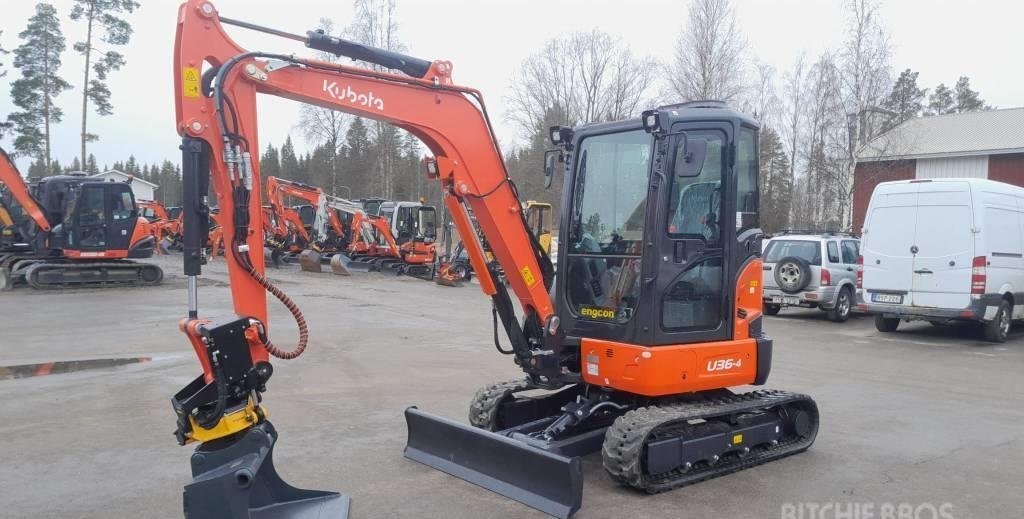 Kubota U36-4 (2022) – Mini-pelle 3,6 tonnes – Comme neuve – 13 heures d’utilisation – Image 3