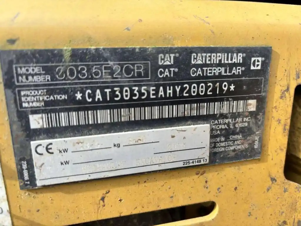 Mini-pelle Caterpillar 303.5E CR d’occasion – Image 12