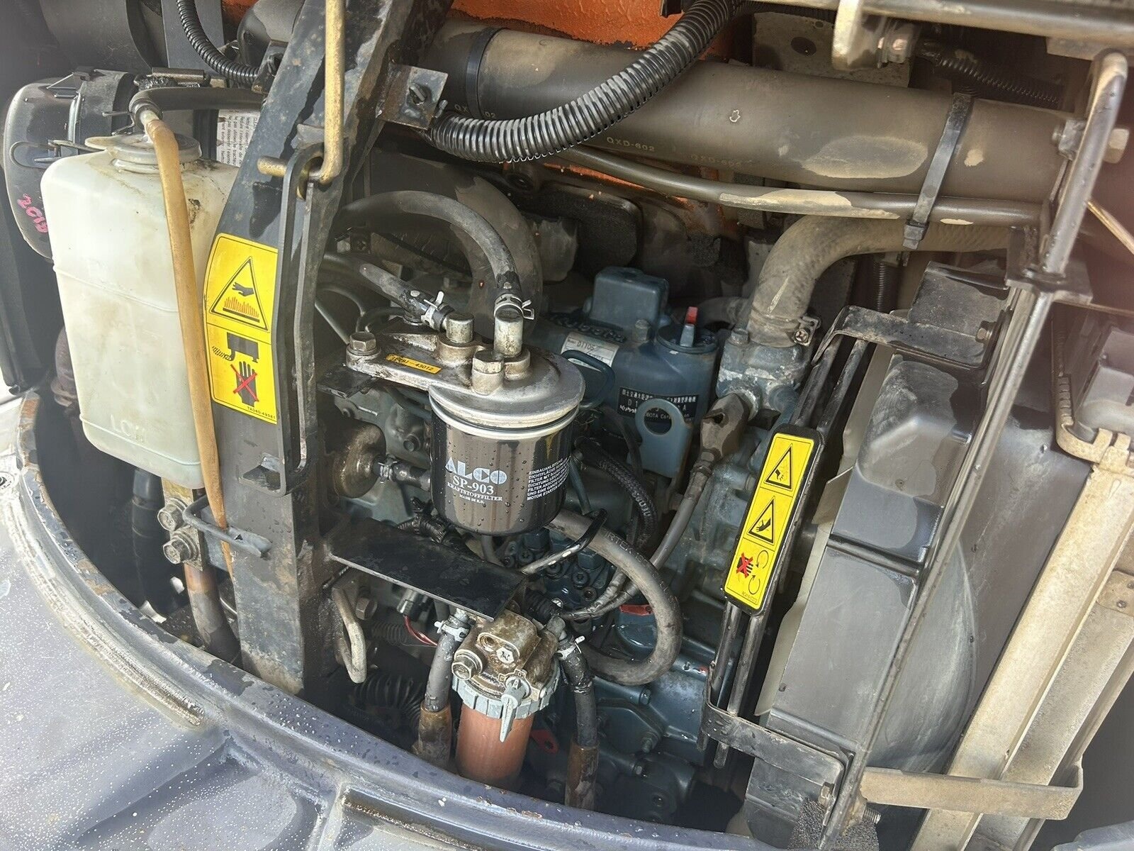 Mini-pelle Kubota U25-3 (2008), 2,6T, 3 600 h, entièrement révisée. Livrée avec BRH et 3 godets – Image 2