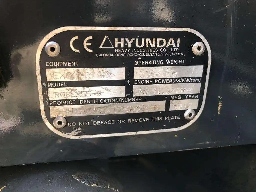 Mini-pelle d’occasion Hyundai R55-9 – Image 7