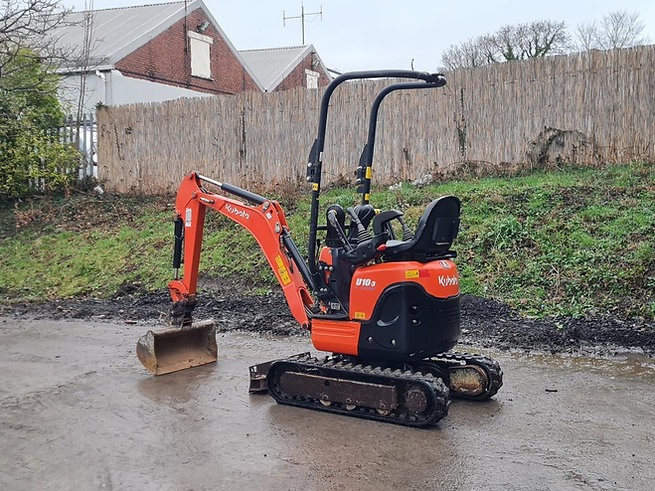 Mini-pelle d’occasion Kubota U10-3 – 1 tonne – Image 2