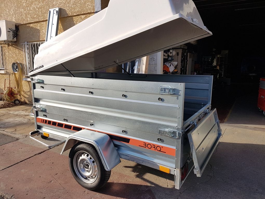 Remorque Bagagère Boro Niewiadow BO720 charge utile 580kg pour un ptac 750kg – Image 3