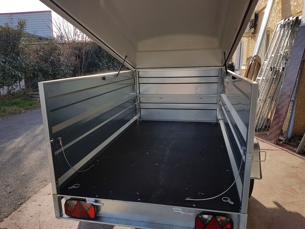 Remorque Bagagère Boro Niewiadow BO720 charge utile 580kg pour un ptac 750kg – Image 2