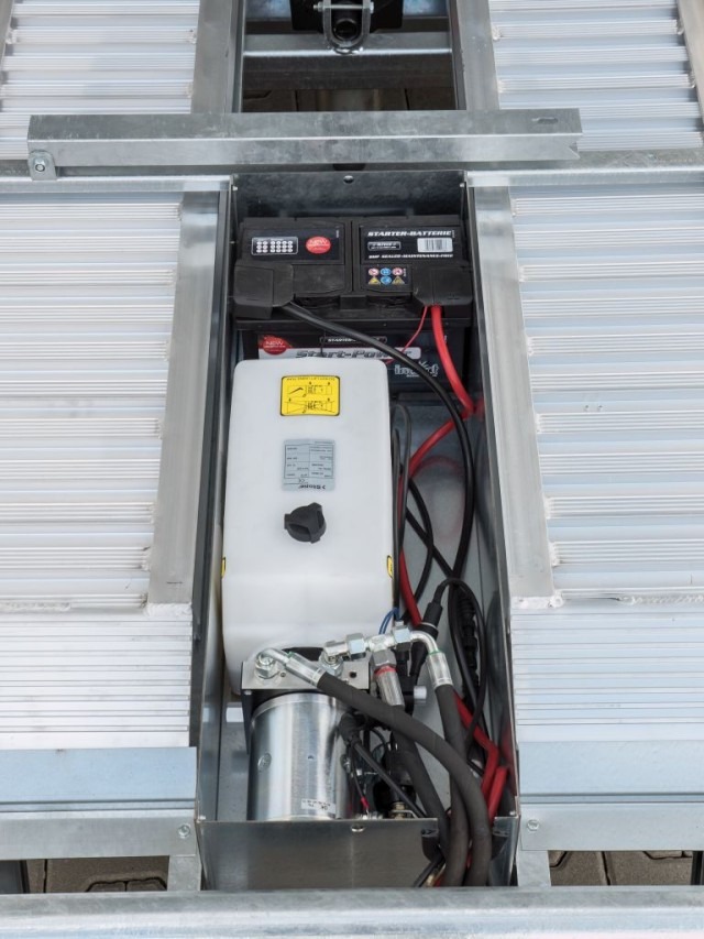 Remorque Benne basculante Humbaur HTK 3000.31 – Aluminium, 3 140 x 1 750 x 350 mm, charge utile 2 130 kg – Image 3