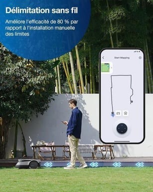 Robot Tondeuse Ecovacs Goat G1-800G Gris – Image 3