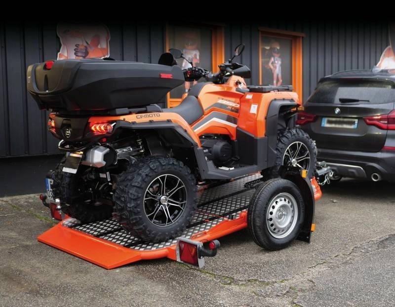 Remorque Porte Moto pliable modèle Duo PTAC 750 kg – Image 2